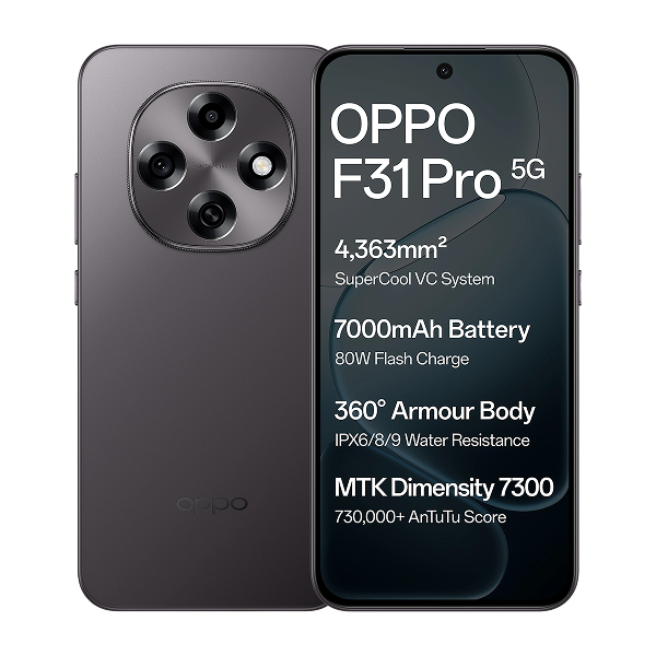 OPPO F31 Pro (Space Grey, 8/128 GB)